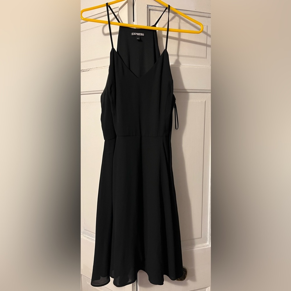 Spaghetti Strap Black Dress